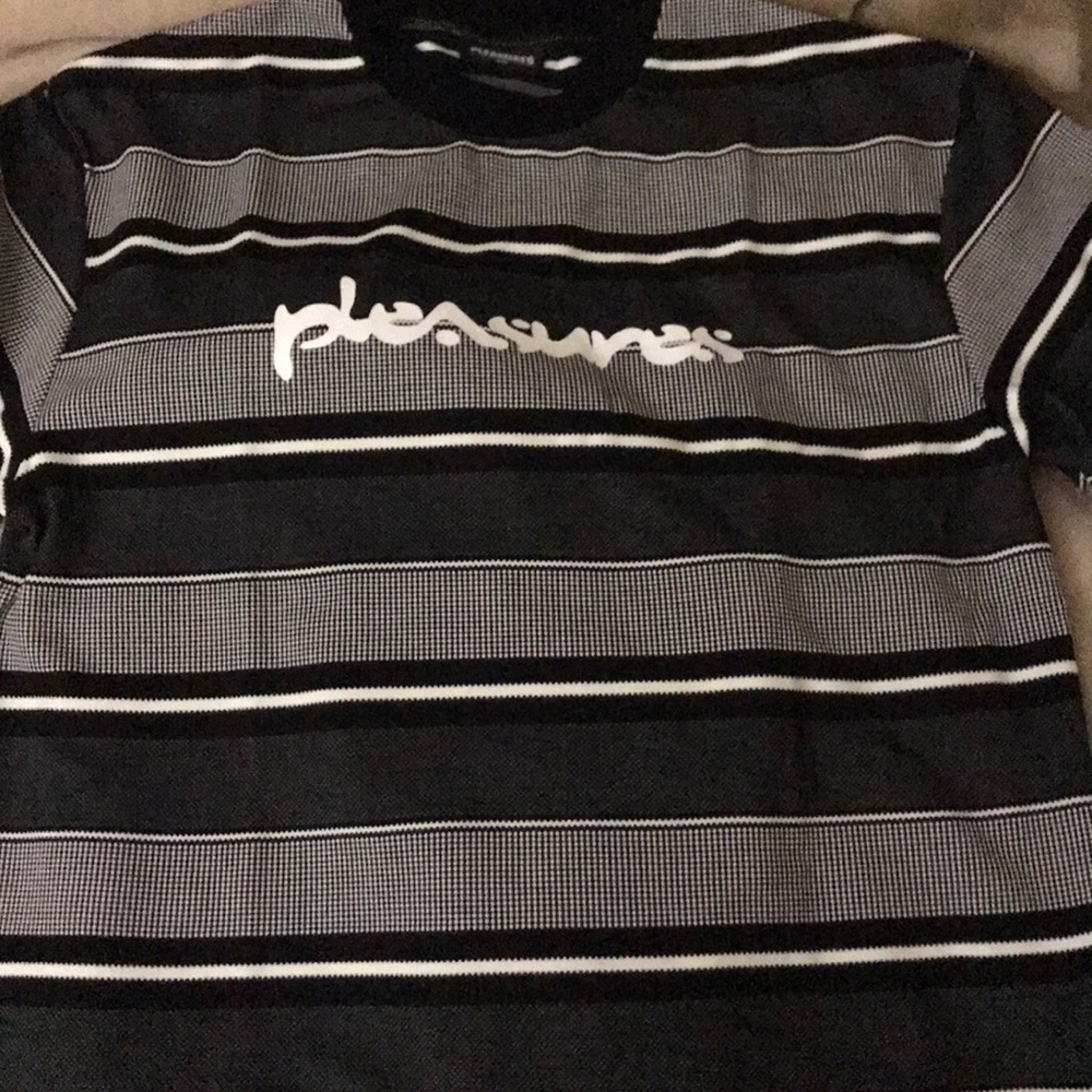 Pleasures striped shirt